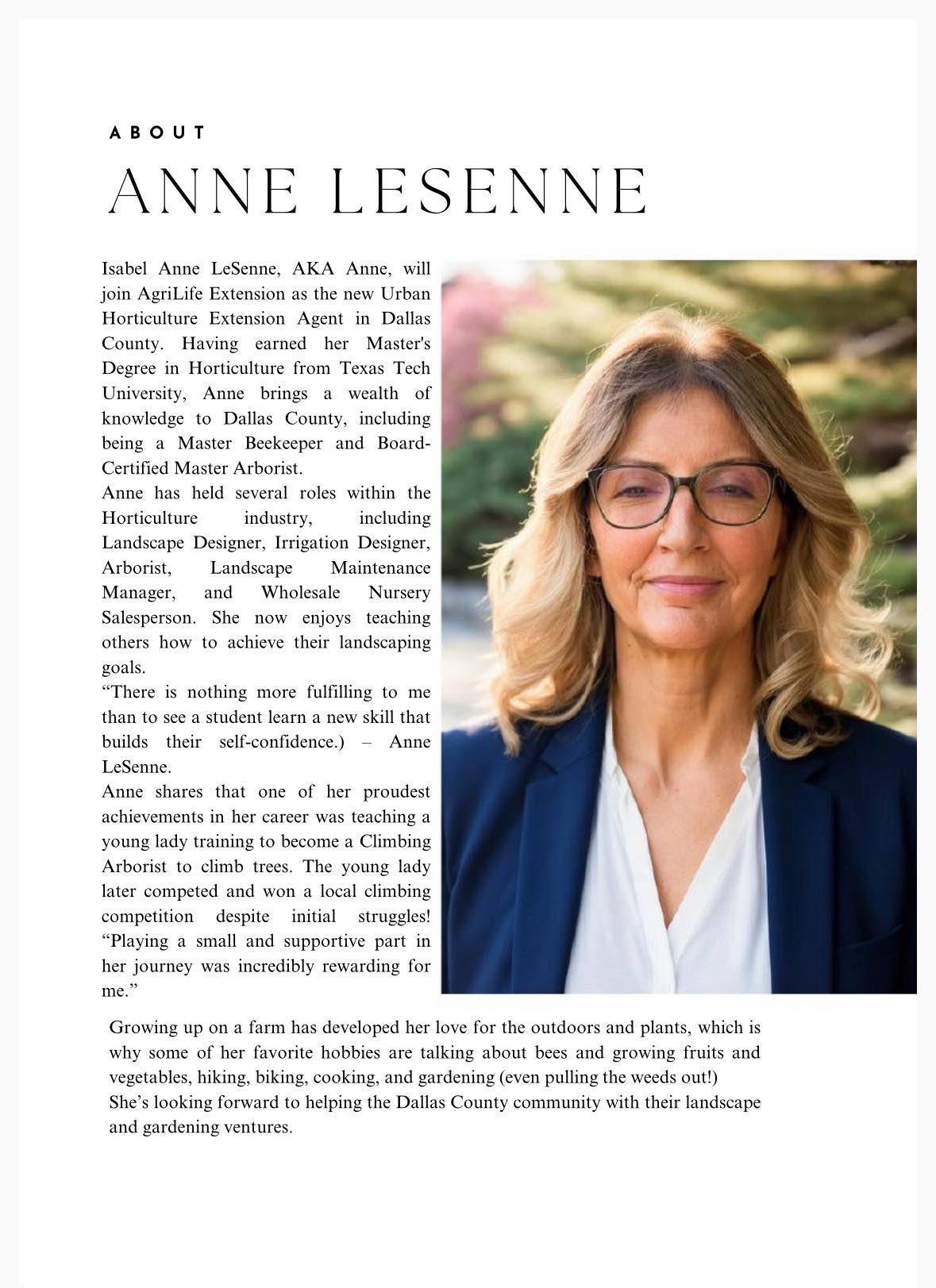 Anne LeSenne